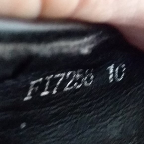 $170  Mens Loafer DRESS Shoes Spikes Glitter Black Gold Slip On Size 10 Fiesso
